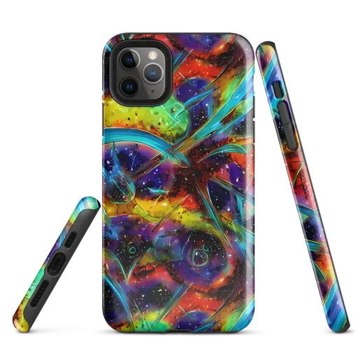 Electric Chromatica on a Tough Case for iPhone®