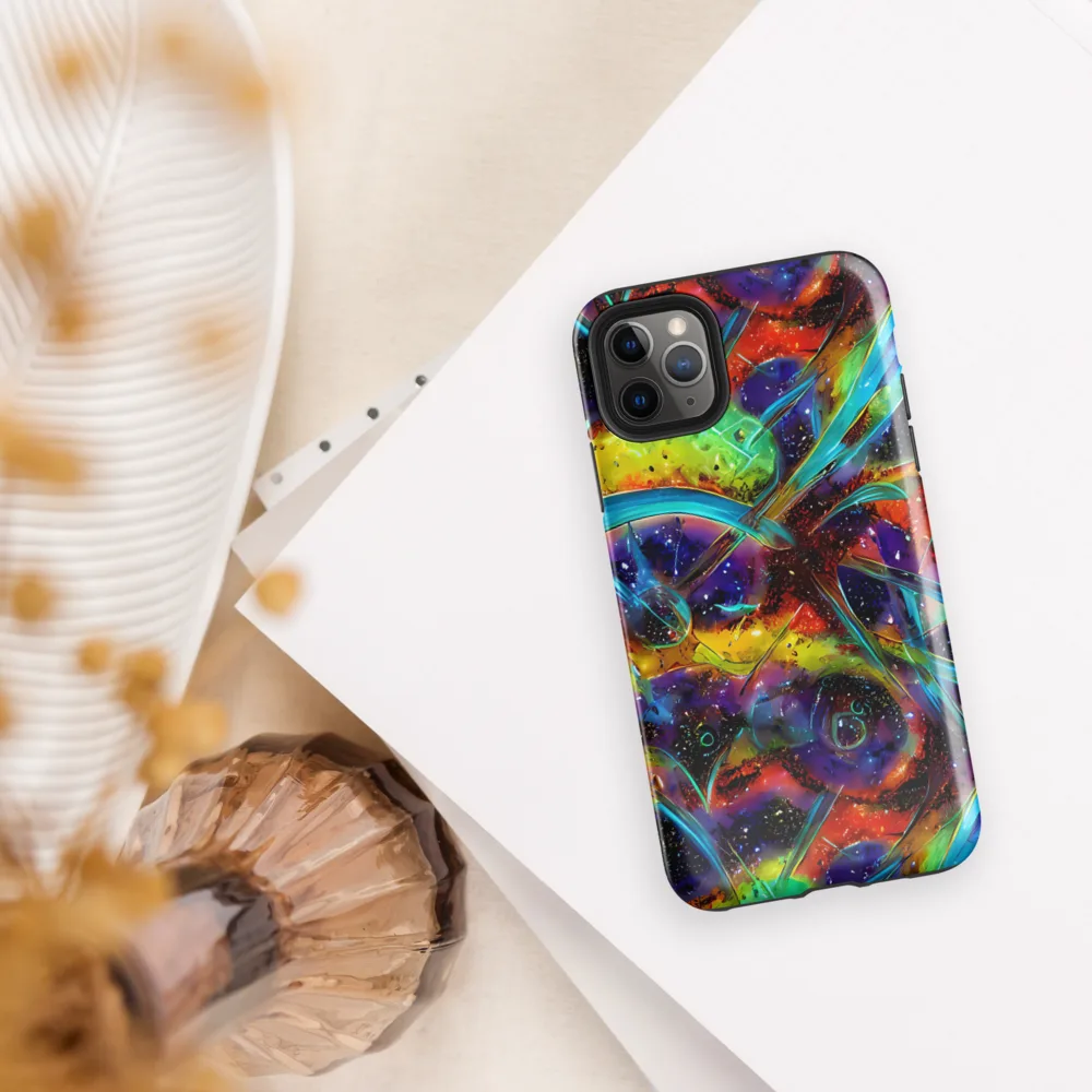 Electric Chromatica on Tough Case for iPhone® — Front