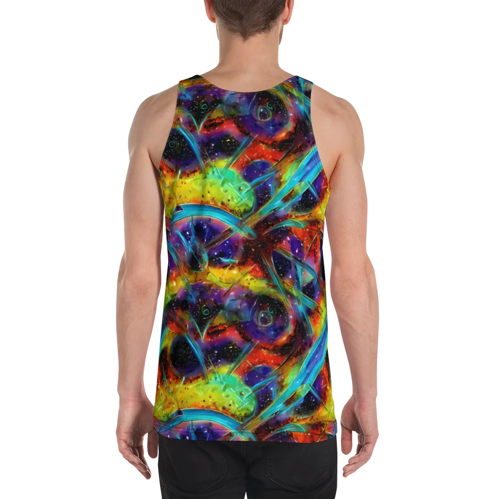 Electric Chromatica on Men's Tank Top — Back