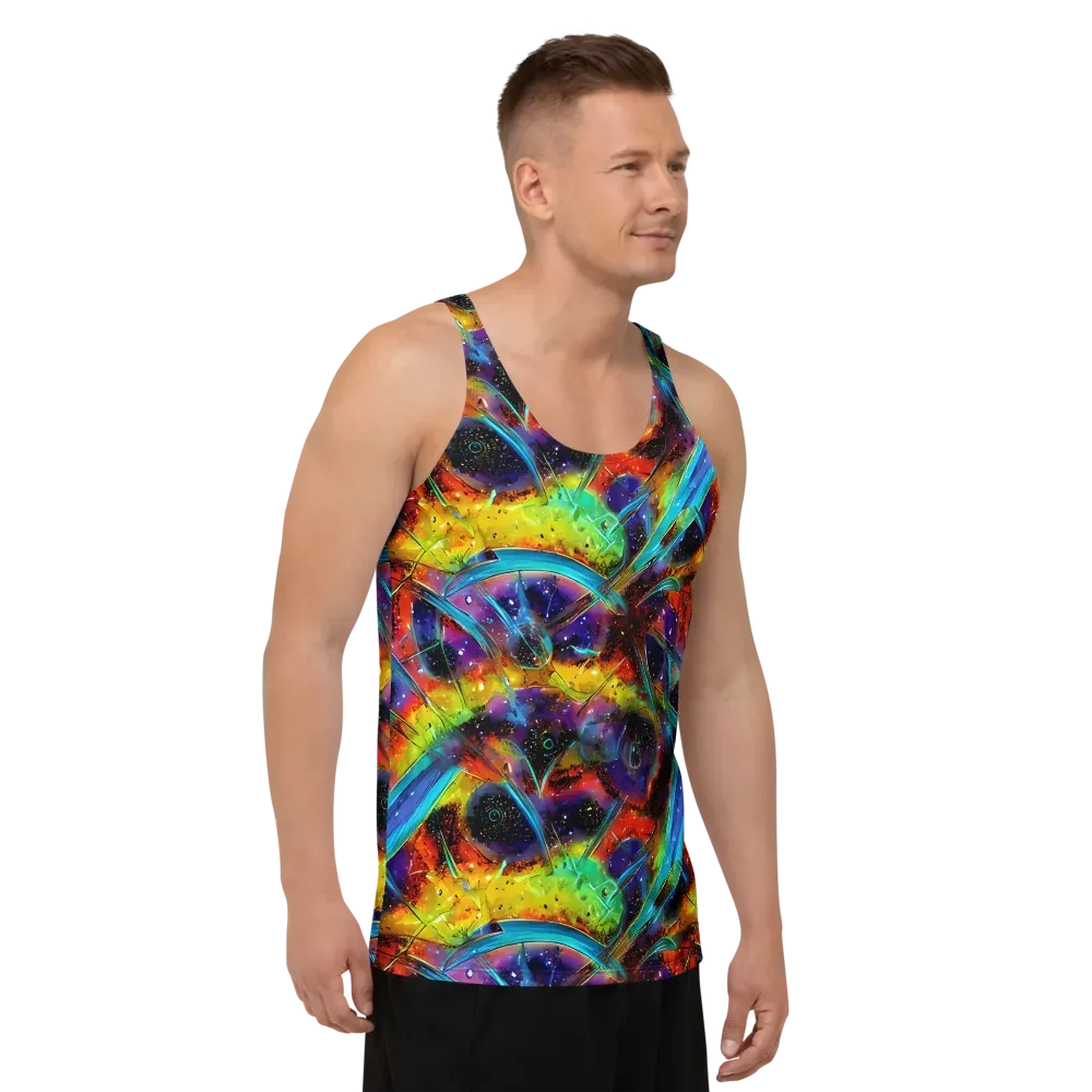 Electric Chromatica on Men's Tank Top — Right Front