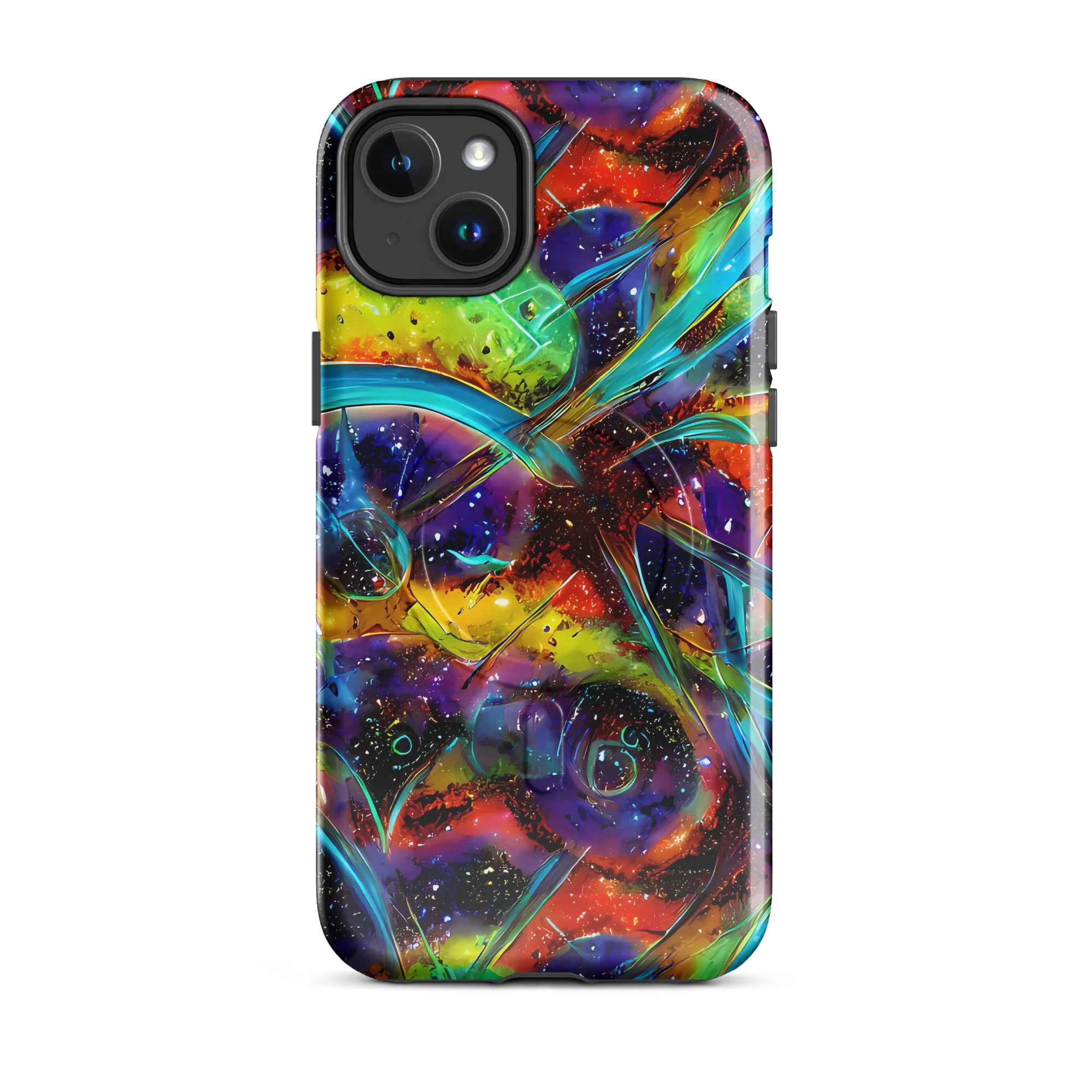 Electric Chromatica on MagSafe Tough Case for iPhone® — Front