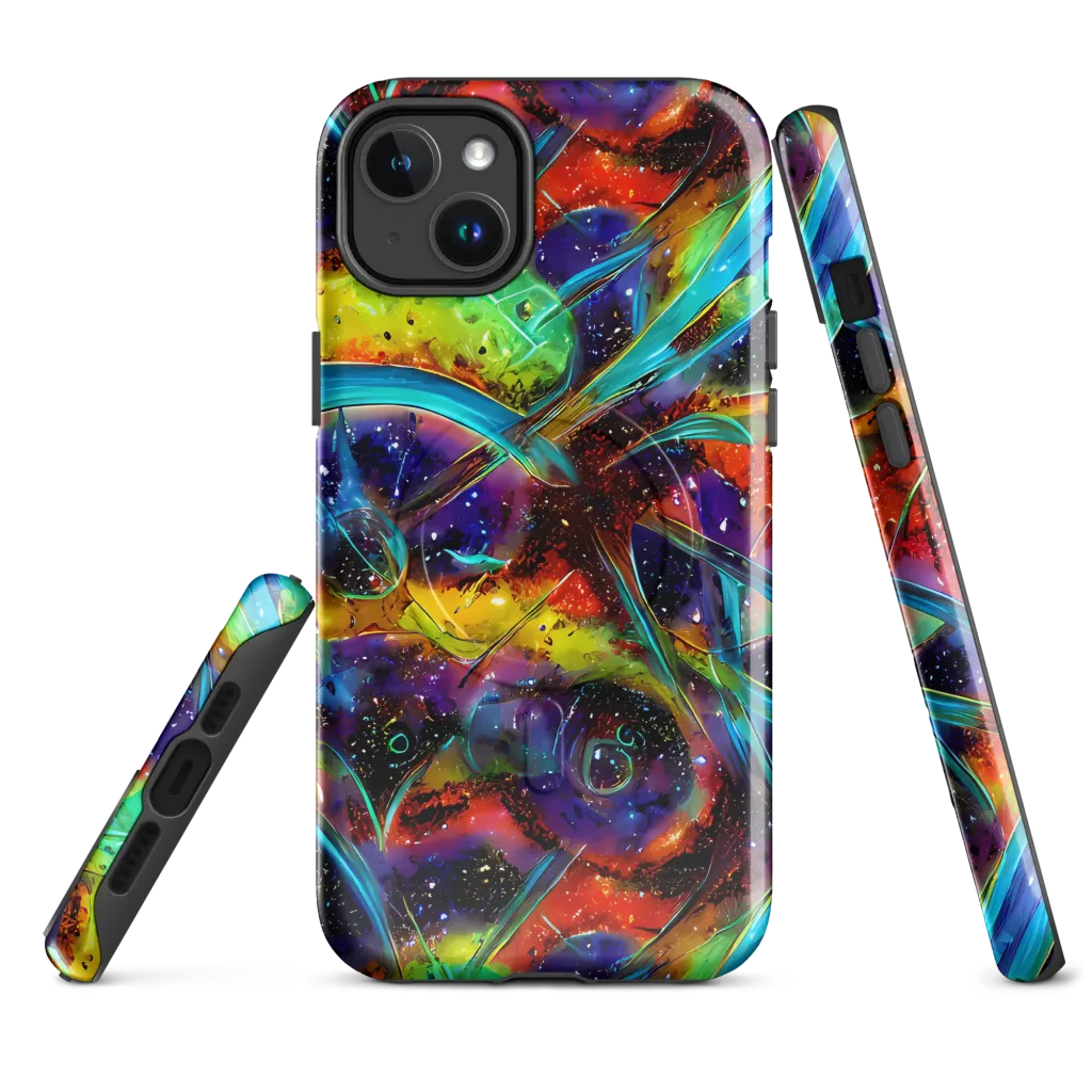 Electric Chromatica on MagSafe Tough Case for iPhone® — Front
