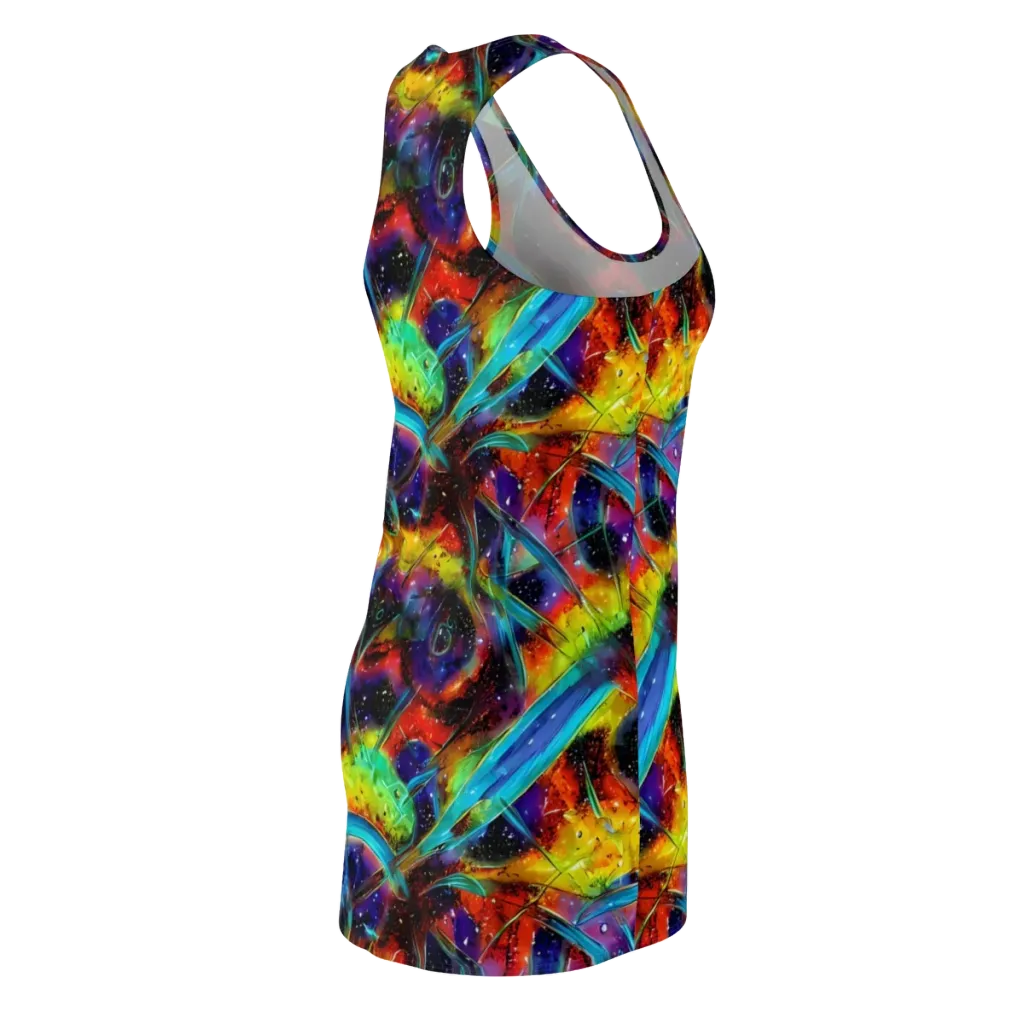 Electric Chromatica on Racerback Dress — Back Side