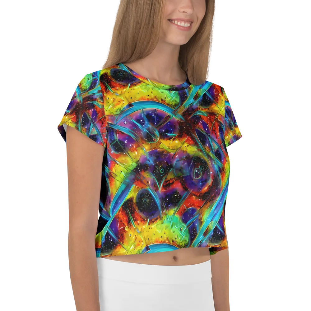 Electric Chromatica on Crop Tee — Right