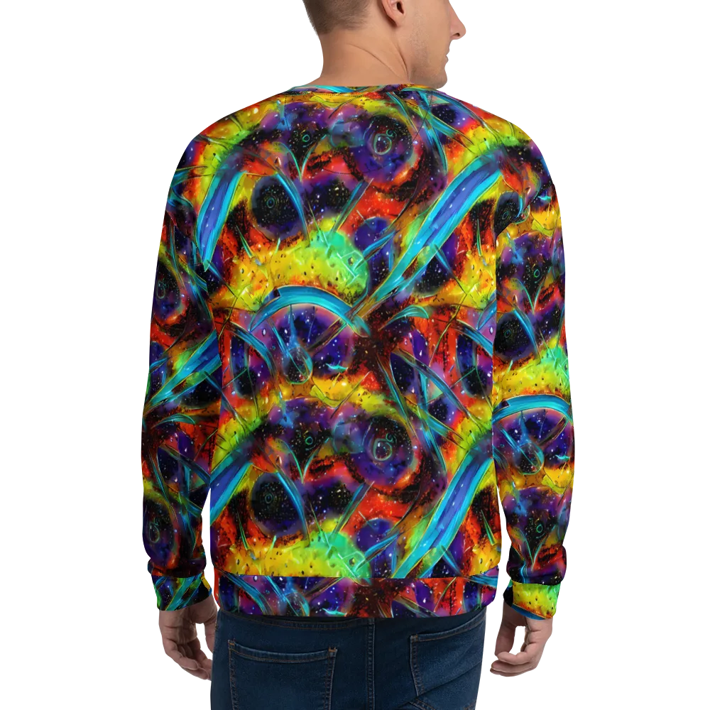 Electric Chromatica on Sweatshirt — Back