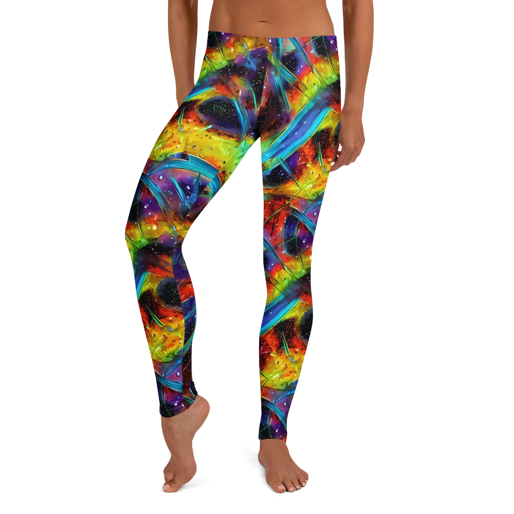 Electric Chromatica on Leggings — Front
