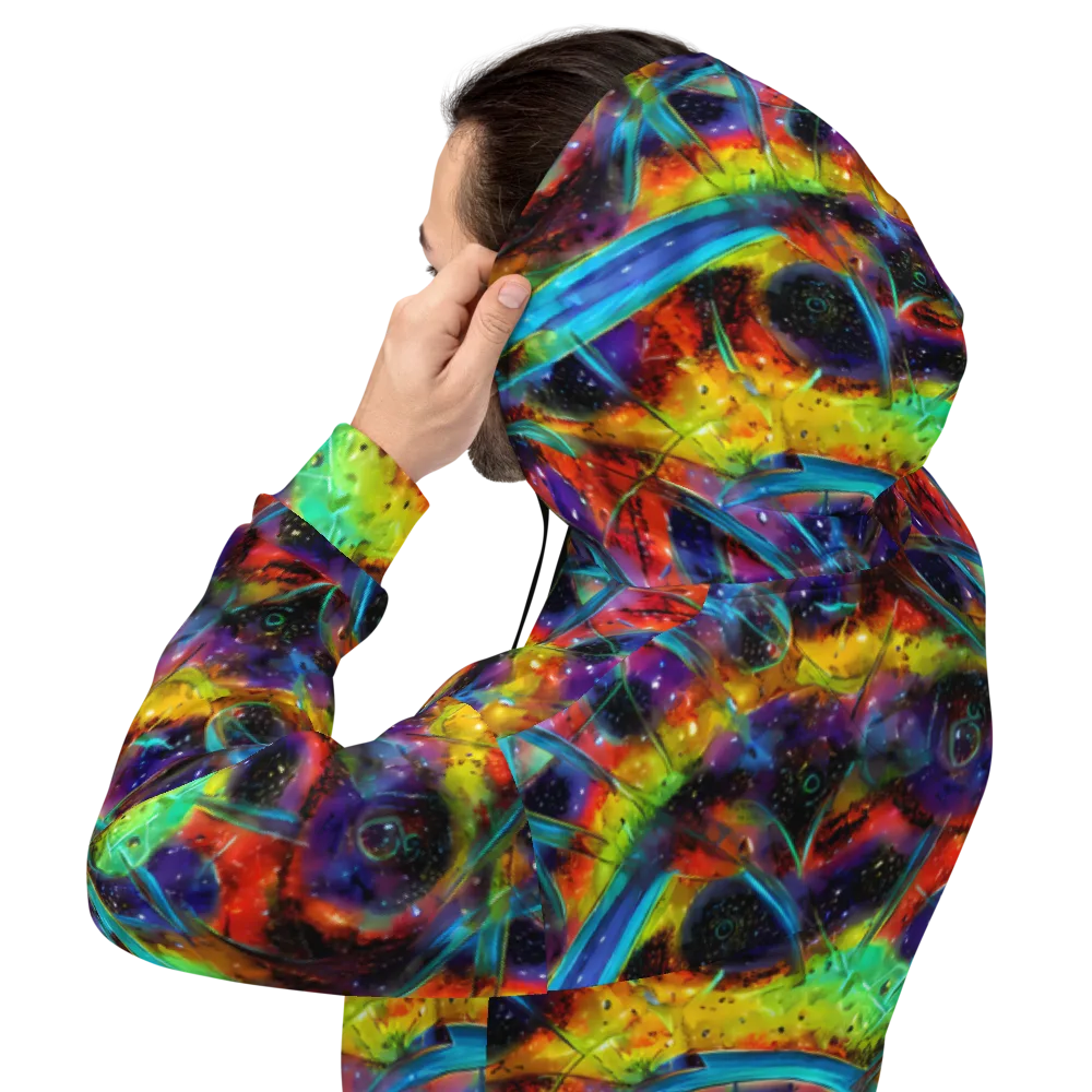 Electric Chromatica on Hoodie — Back