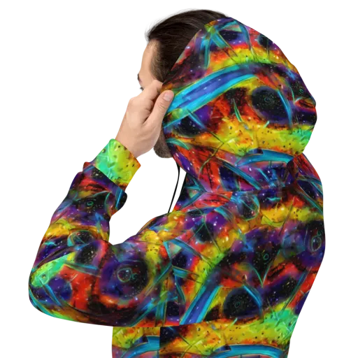 Electric Chromatica on a Hoodie