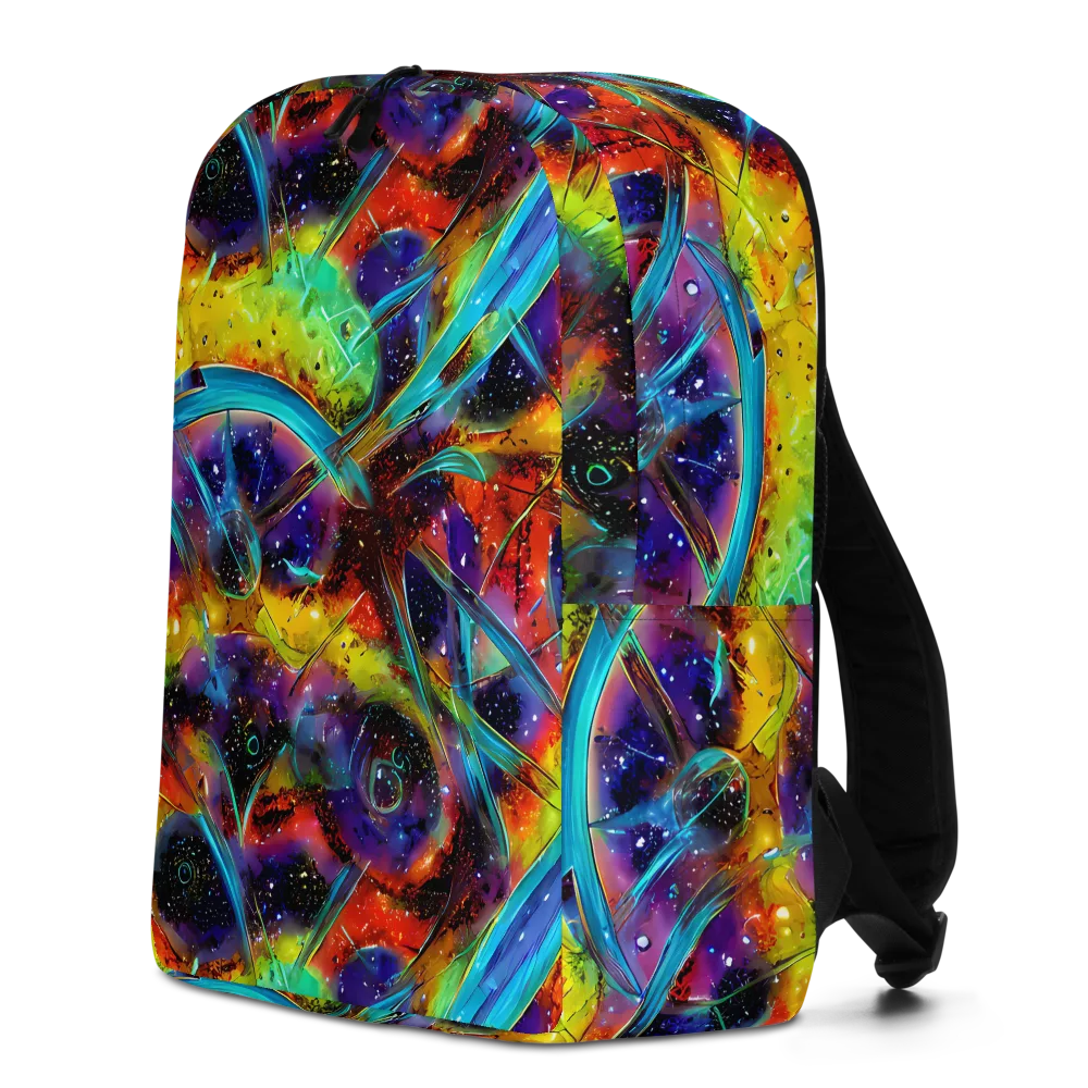 Electric Chromatica on Minimalist Backpack — Left