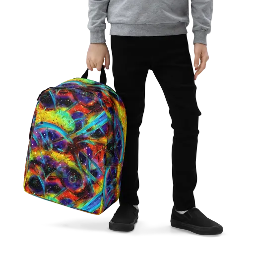 Electric Chromatica on a Minimalist Backpack