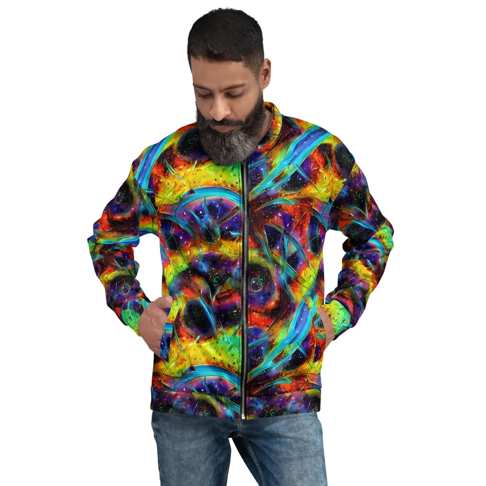 Electric Chromatica on Bomber Jacket — Front