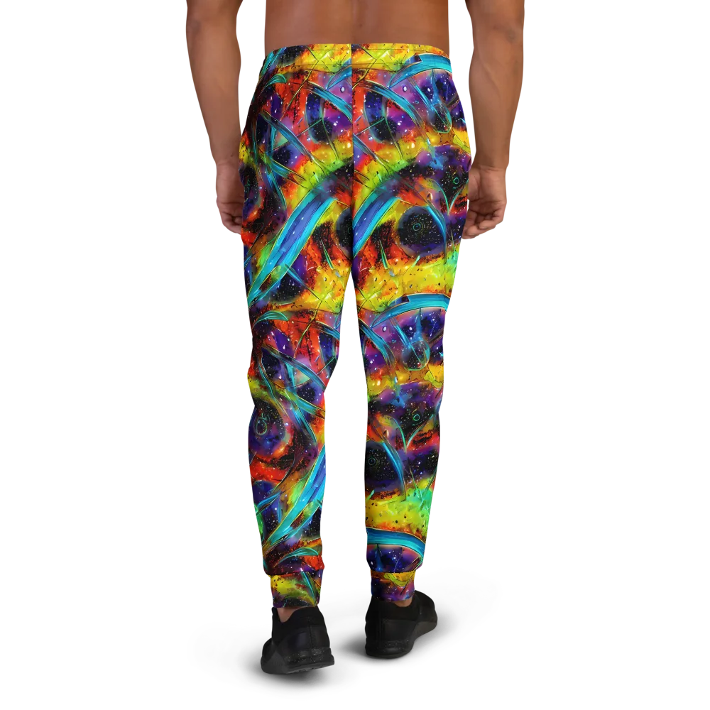 Electric Chromatica on Men's Joggers — Back