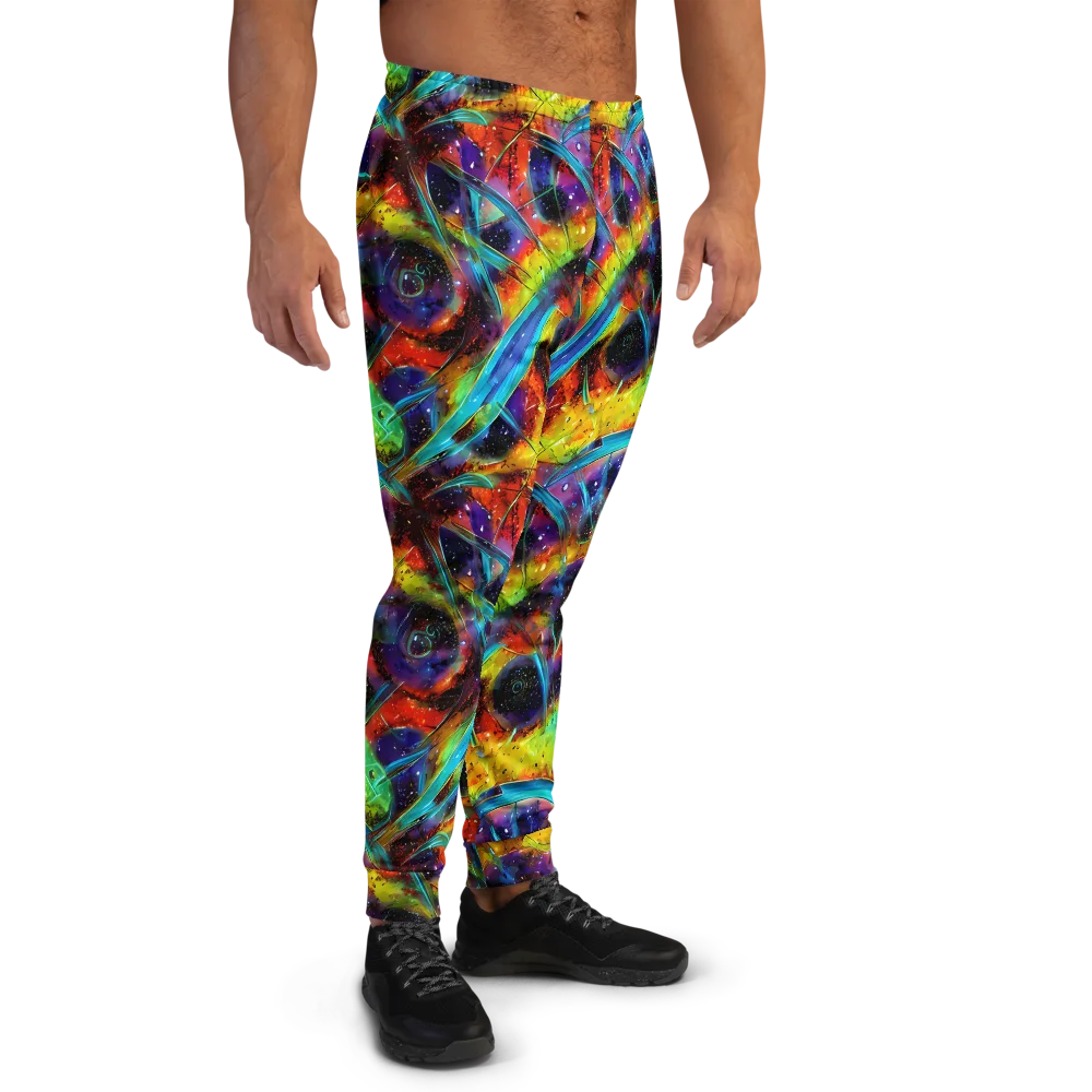 Electric Chromatica on Men's Joggers — Right