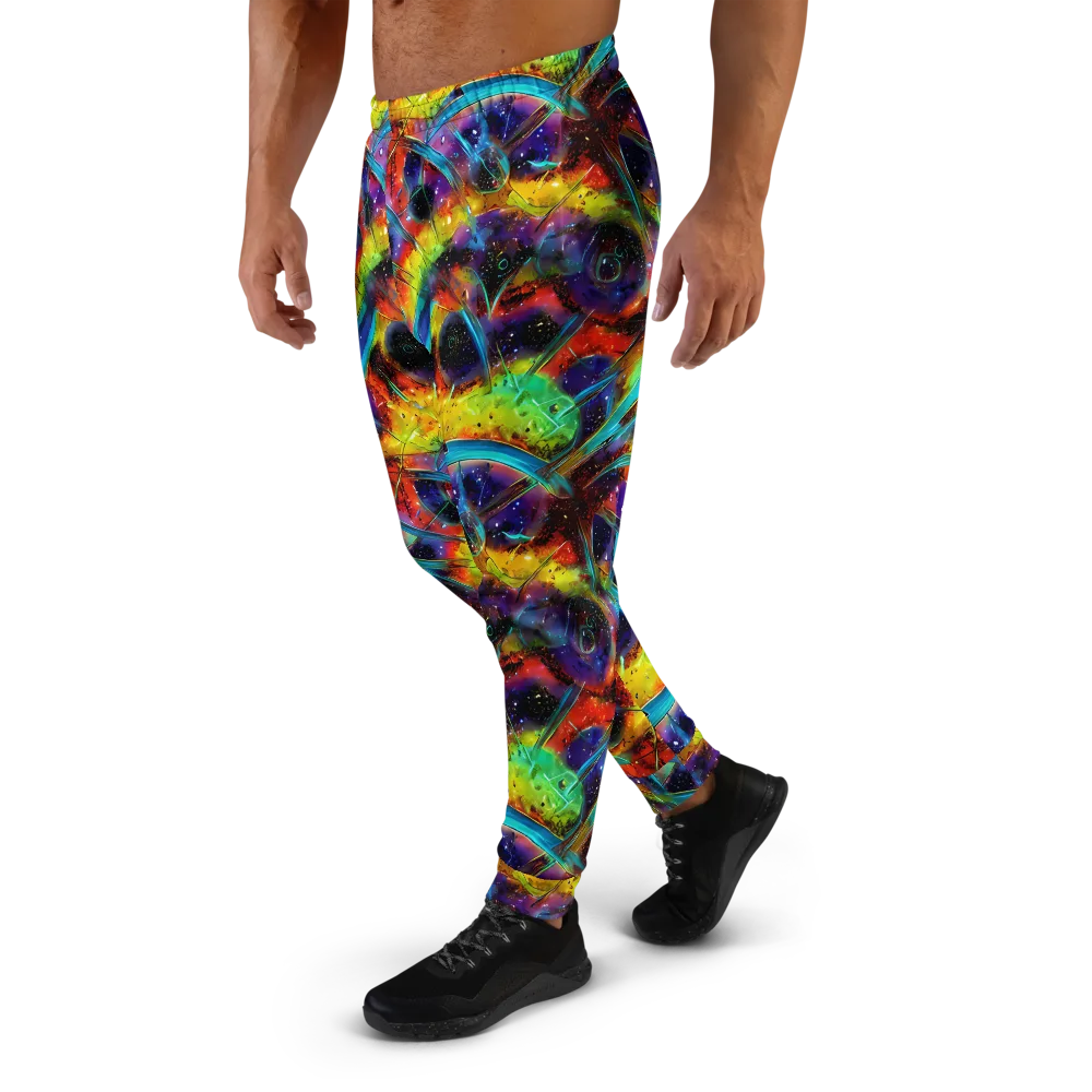 Electric Chromatica on Men's Joggers — Left