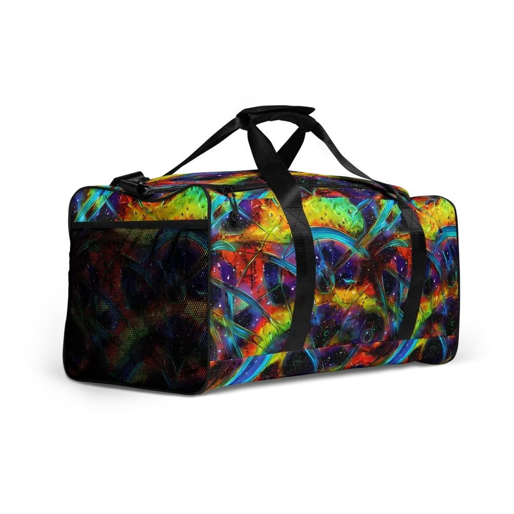 Electric Chromatica on Duffle Bag — Right Front
