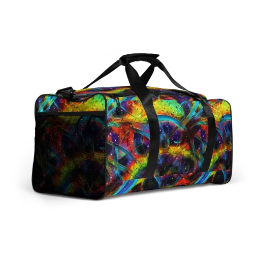 Electric Chromatica on a Duffle Bag