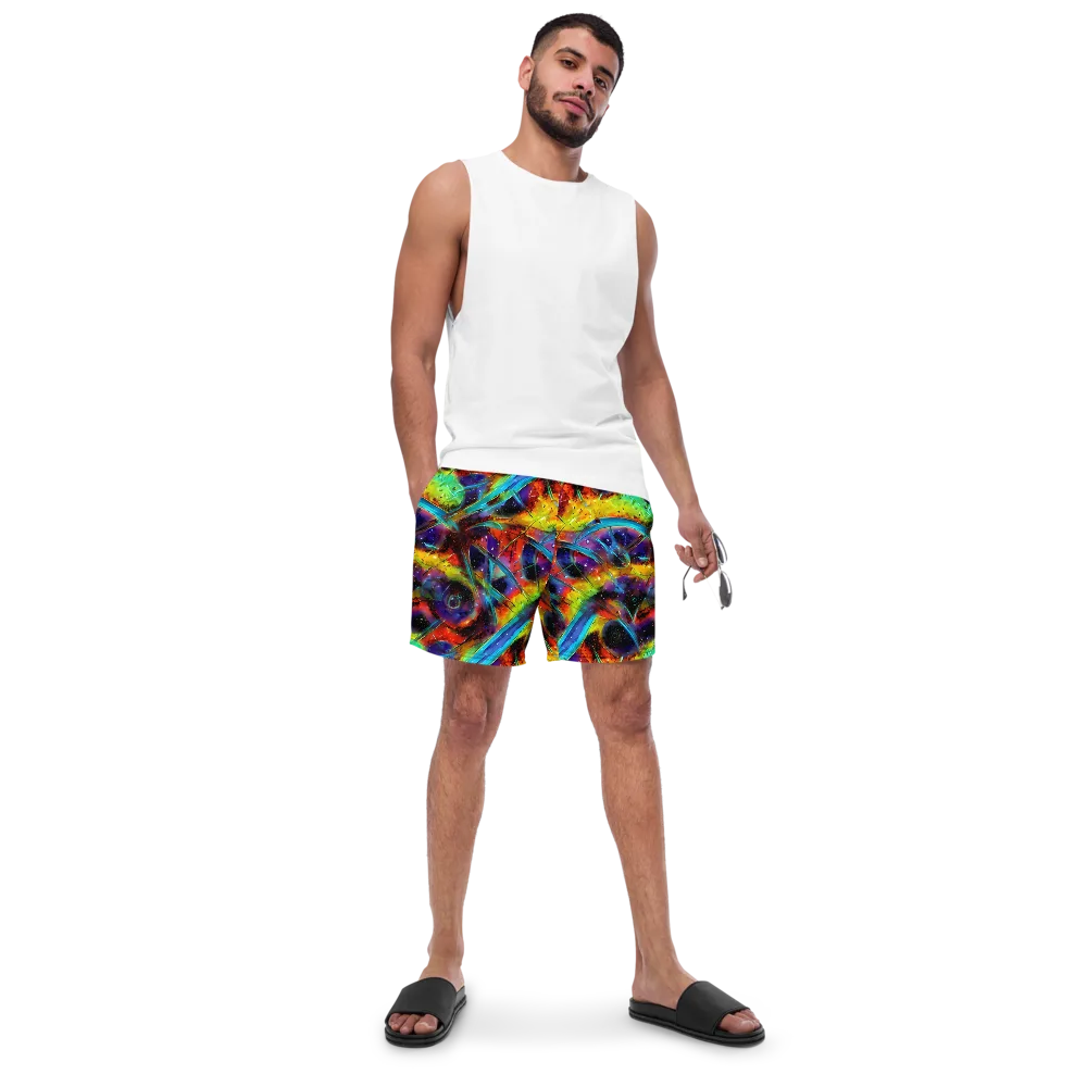 Electric Chromatica on Swim Trunks — Front