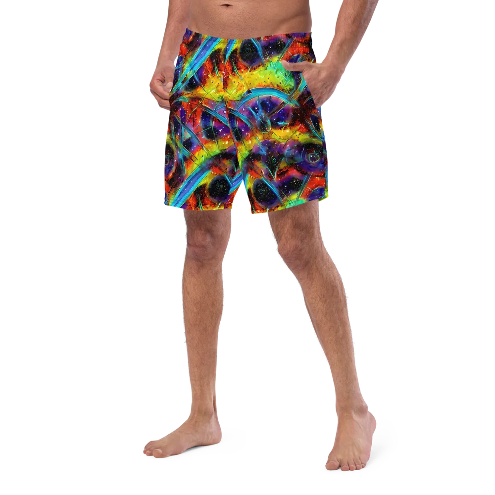 Electric Chromatica on Swim Trunks — Left Front