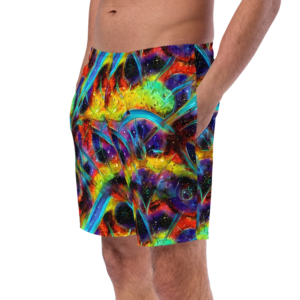 Electric Chromatica on Swim Trunks — Left Front