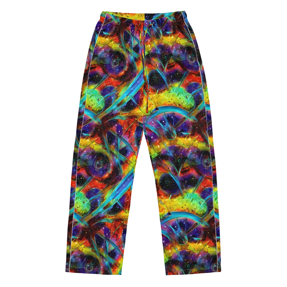 Electric Chromatica on Women's Pajama Pants — Front