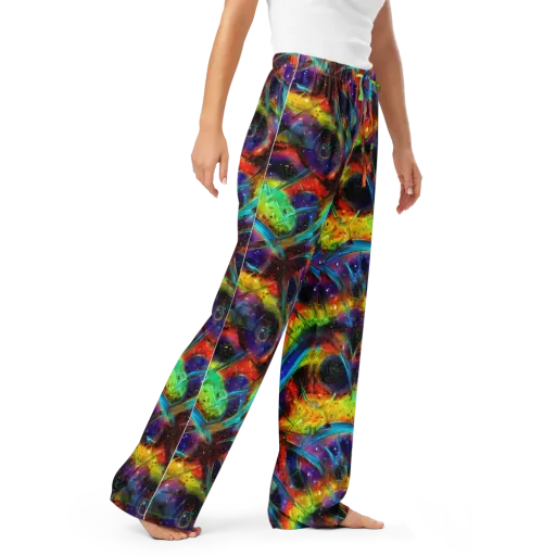 Electric Chromatica on a Women's Pajama Pants