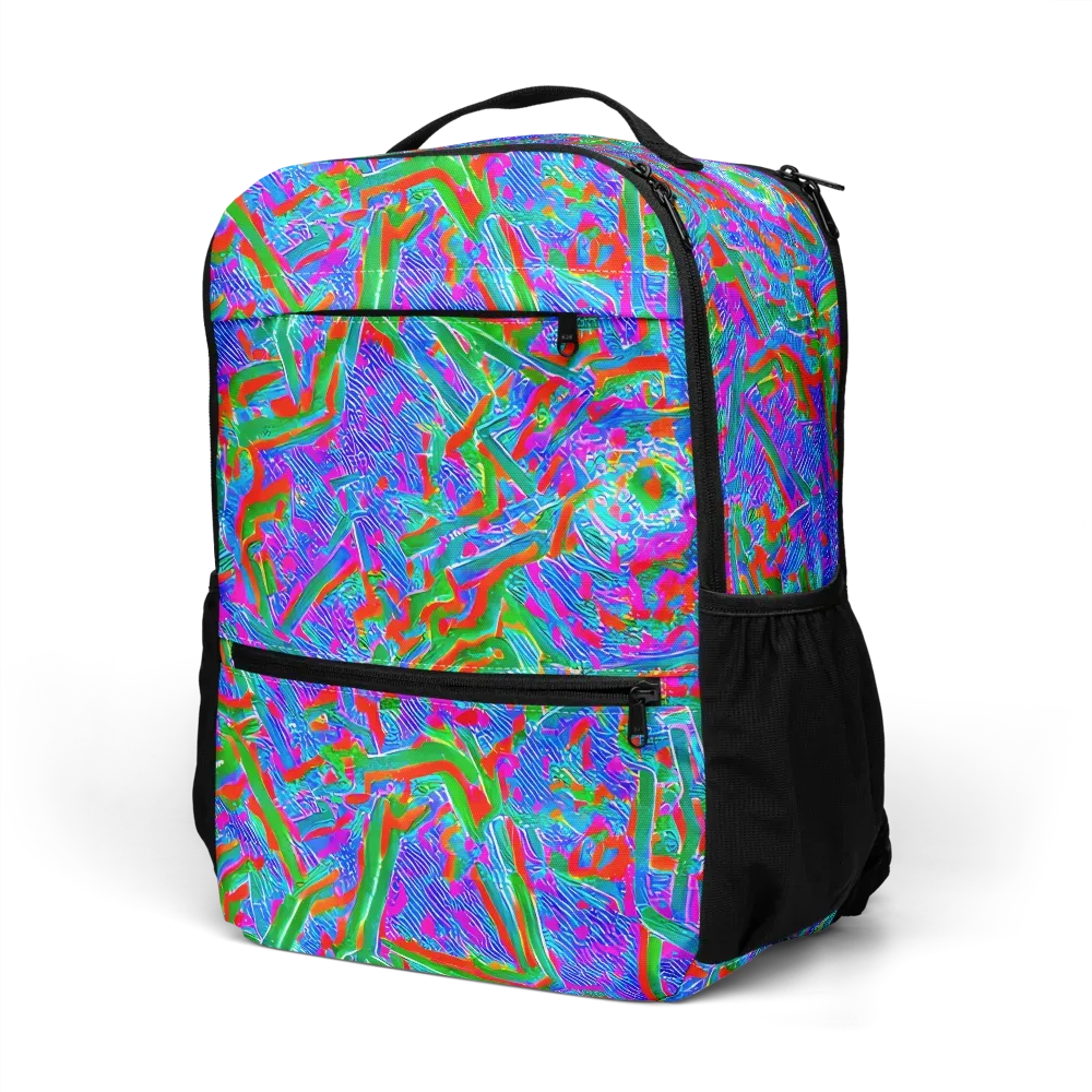 Acid Comet on Utility Backpack — Left Front
