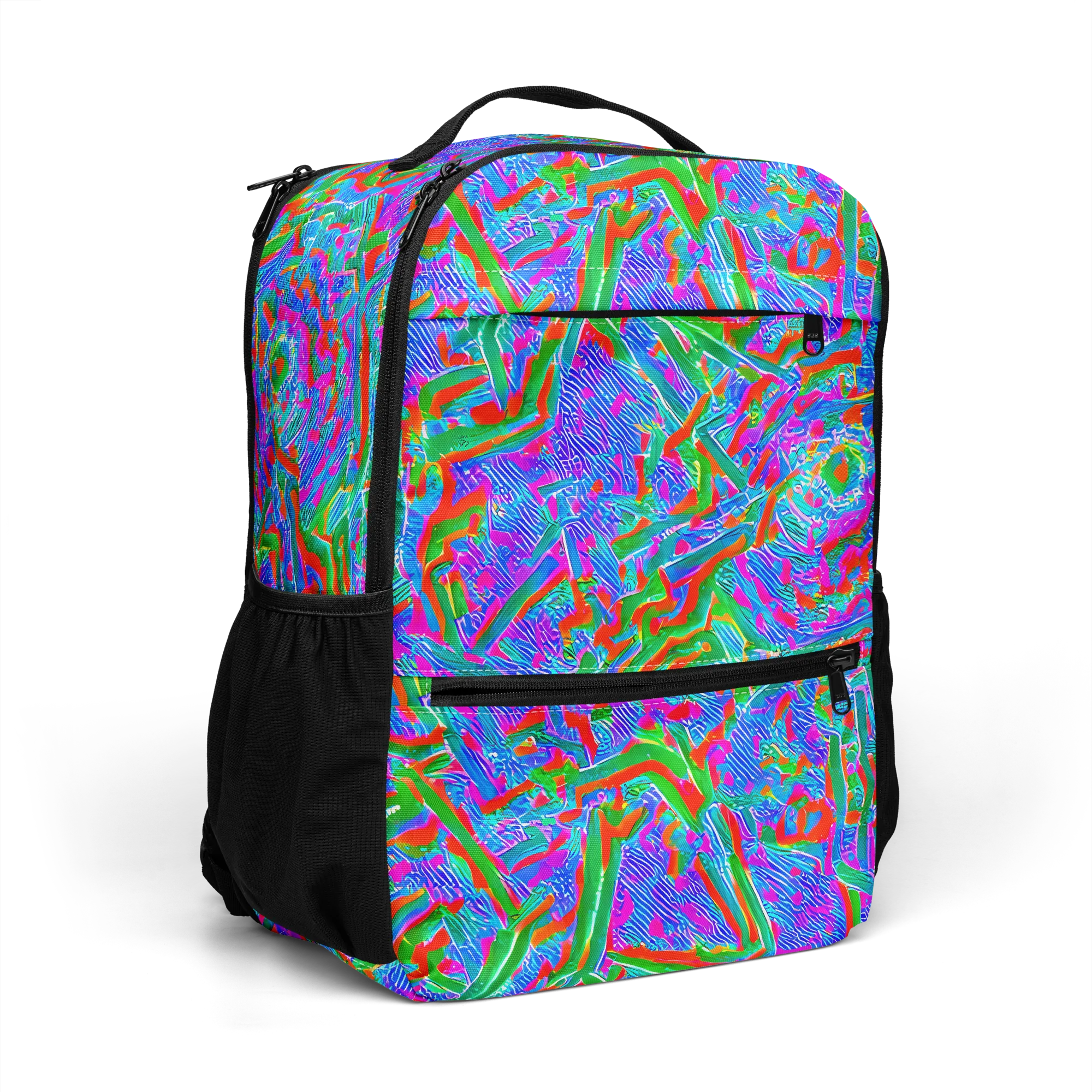 Acid Comet on Utility Backpack — Right Front
