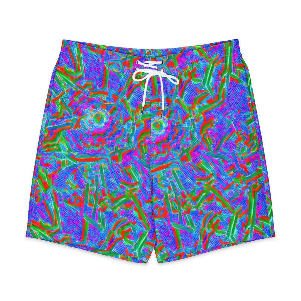 Acid Comet on Men's Board Shorts — Front