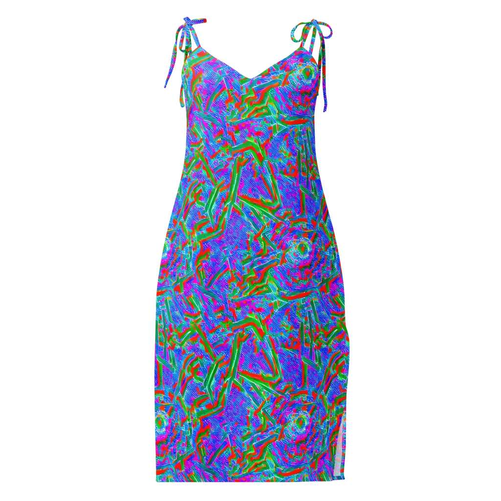 Acid Comet on Slip Dress — Front