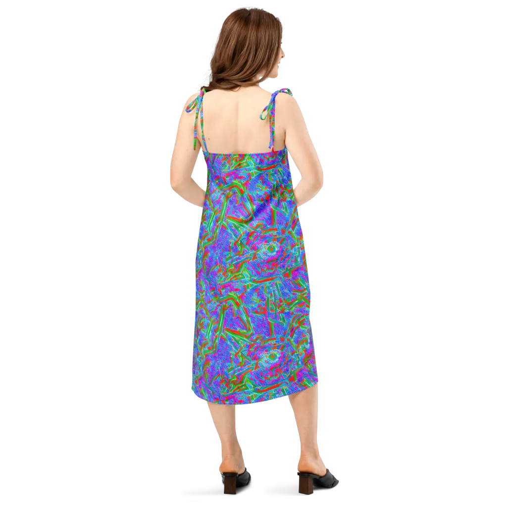 Acid Comet on Slip Dress — Back
