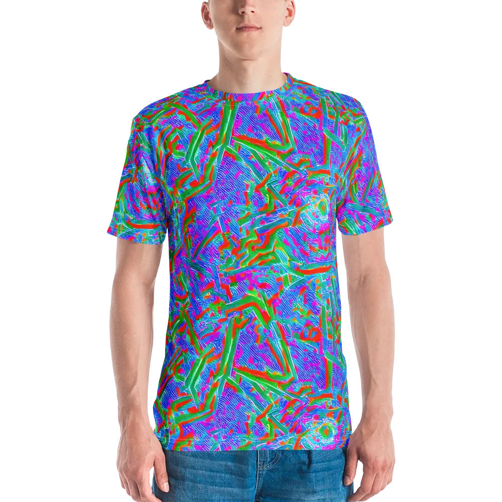 Acid Comet on Men's Crew Neck T-Shirt — Front