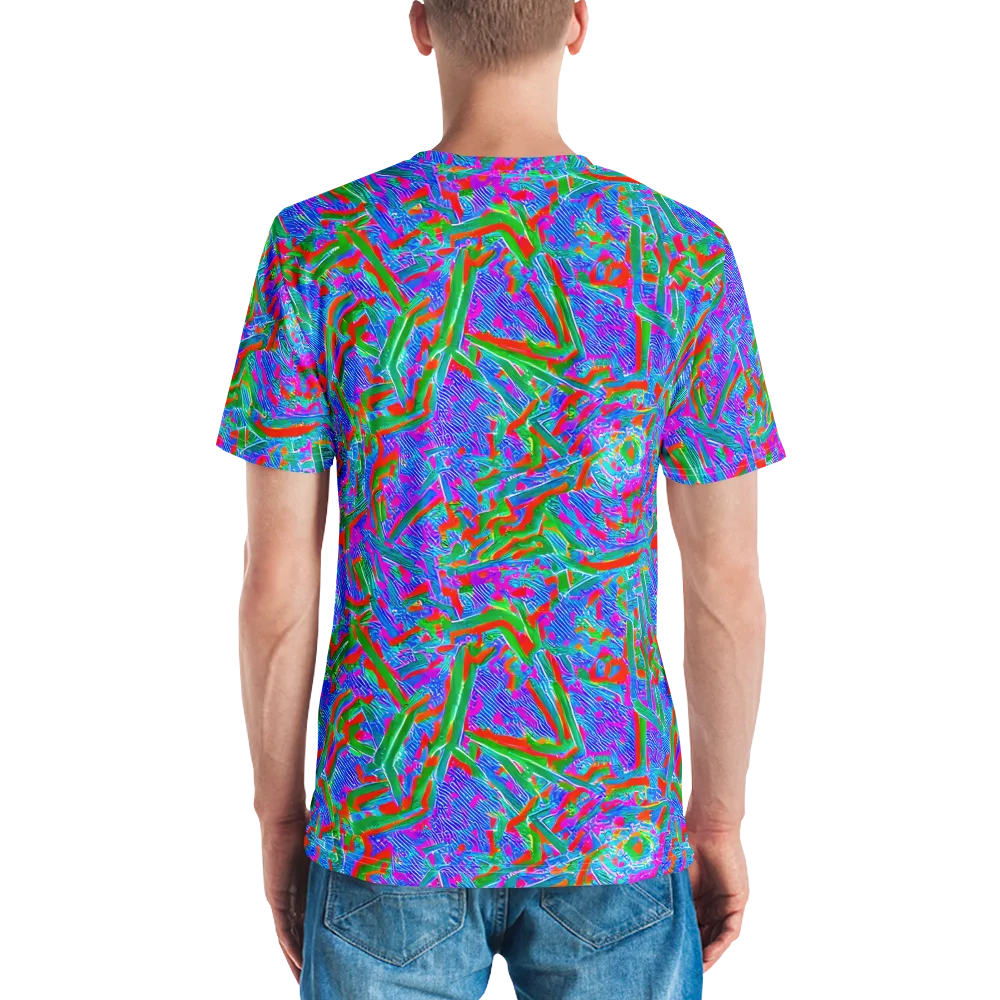 Acid Comet on Men's Crew Neck T-Shirt — Back