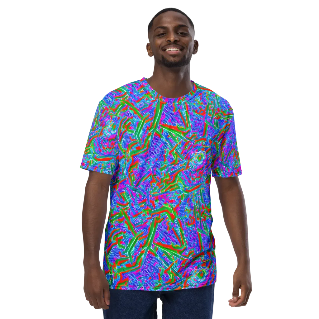 Acid Comet on Men's Crew Neck T-Shirt — Front