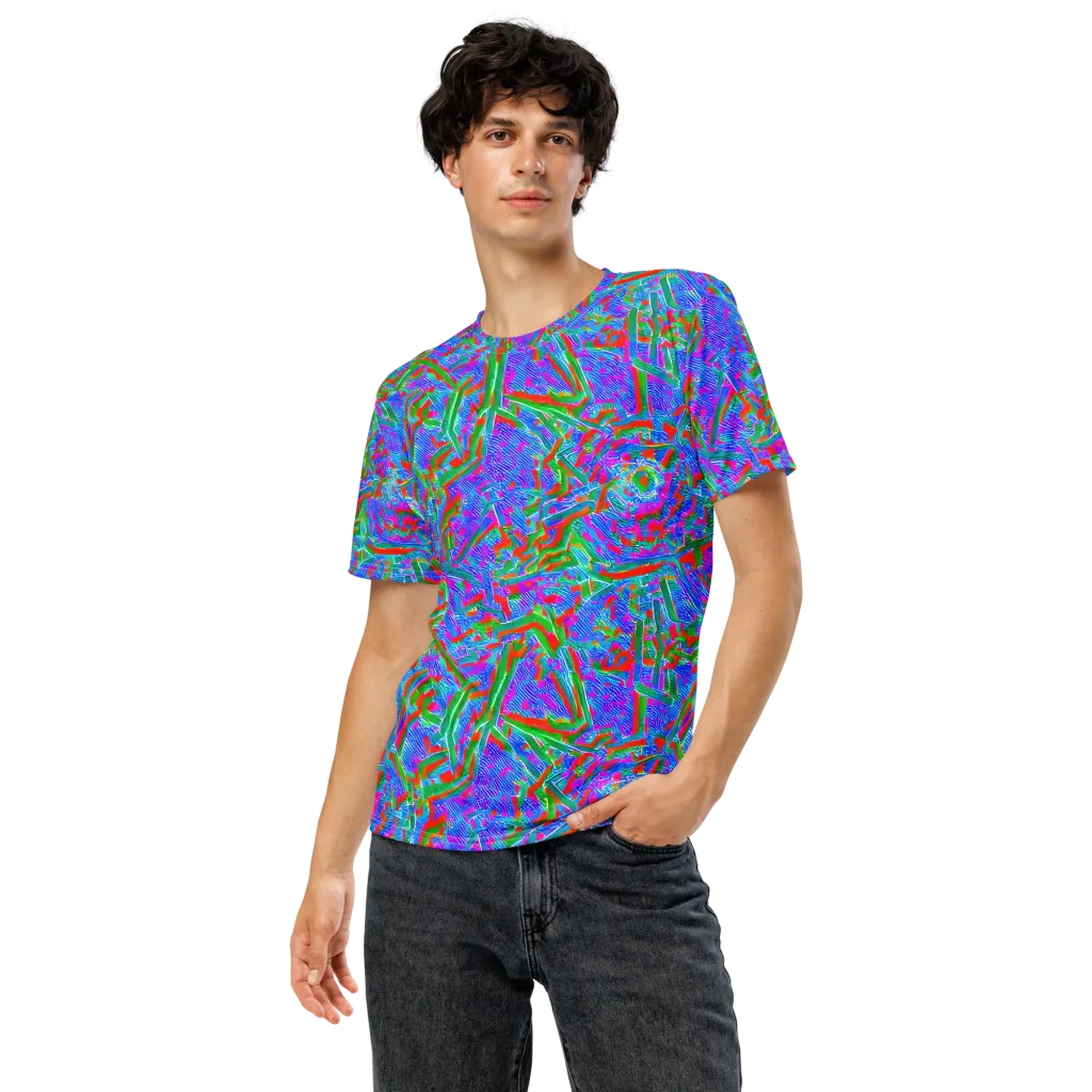 Acid Comet on Men's Crew Neck T-Shirt — Front