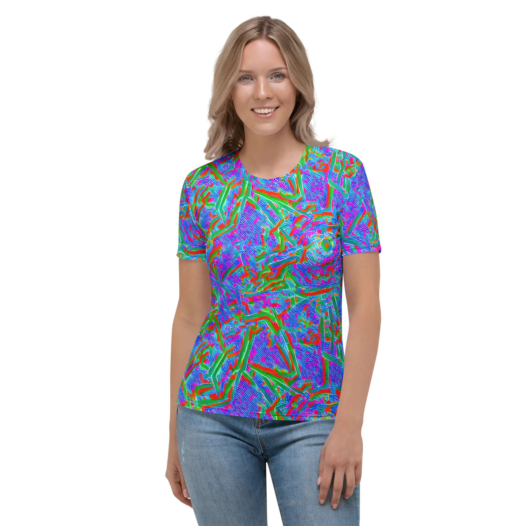 Acid Comet on Women's Crew Neck T-Shirt — Front