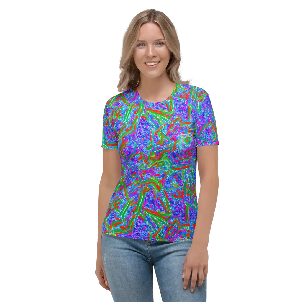 Acid Comet on Women's Crew Neck T-Shirt — Front