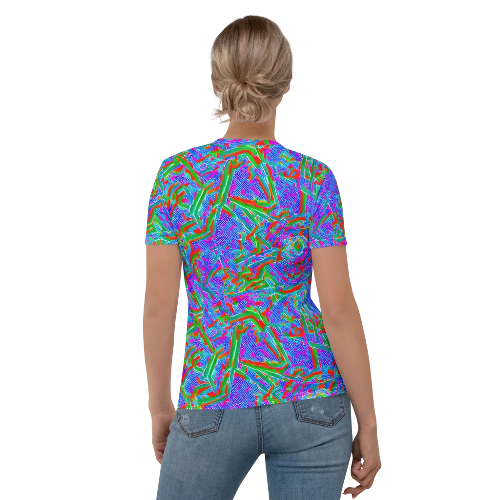 Acid Comet on Women's Crew Neck T-Shirt — Back
