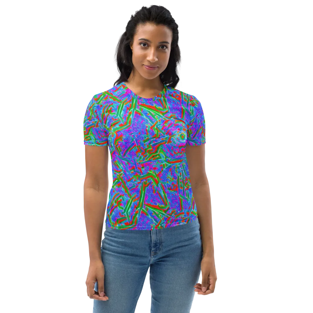 Acid Comet on Women's Crew Neck T-Shirt — Front