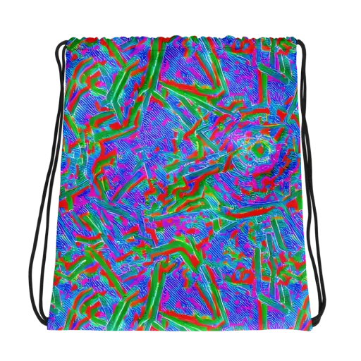 Acid Comet on a Drawstring Bag
