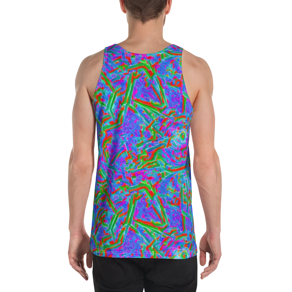 Acid Comet on Men's Tank Top — Back
