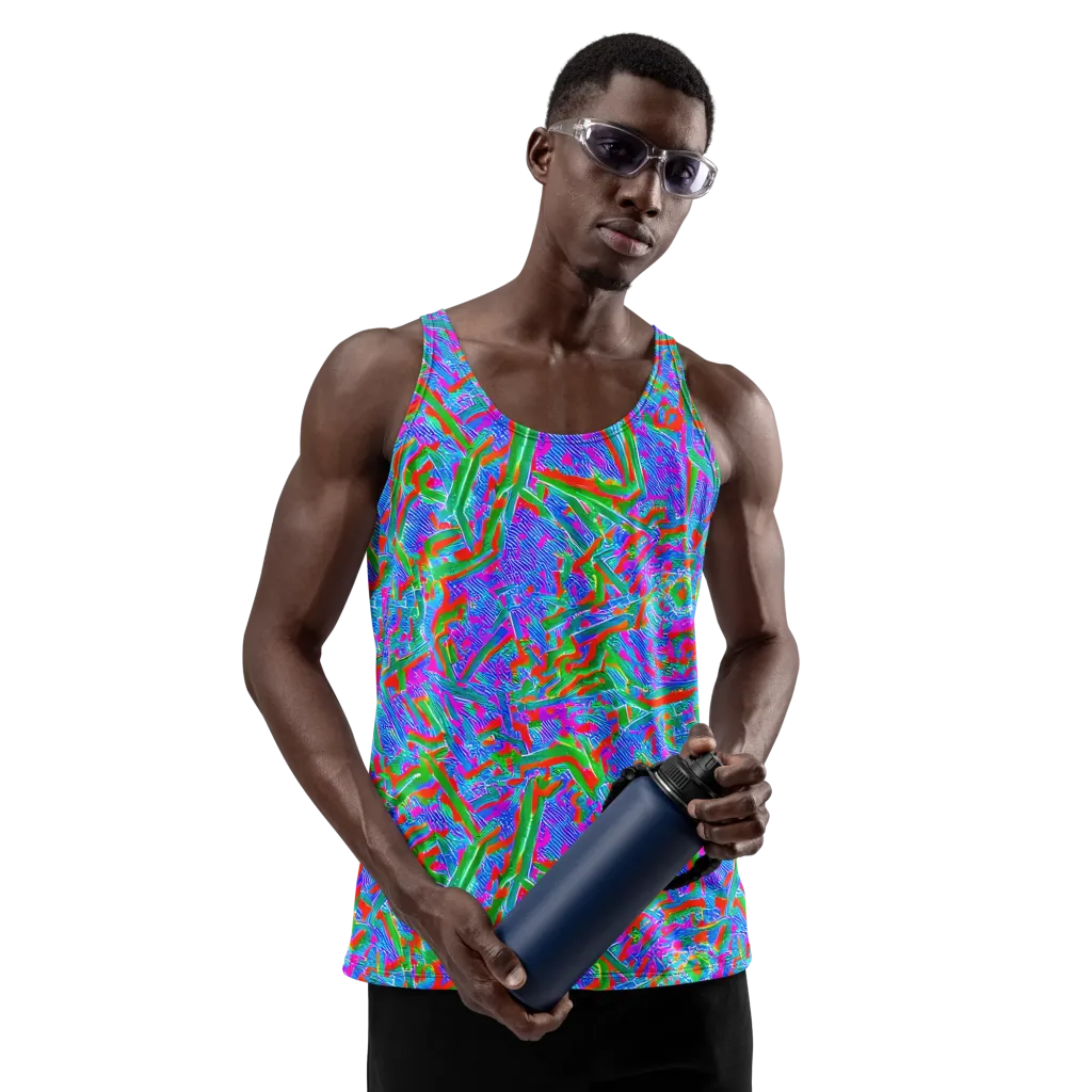 Acid Comet on Men's Tank Top — Front