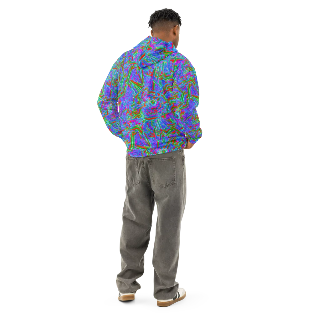 Acid Comet on Cotton Hoodie — Back