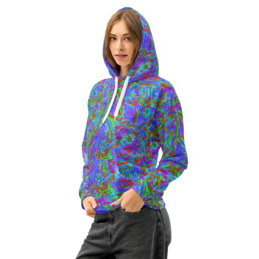 Acid Comet on a Cotton Hoodie