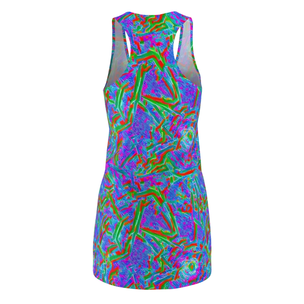 Acid Comet on Racerback Dress — Back