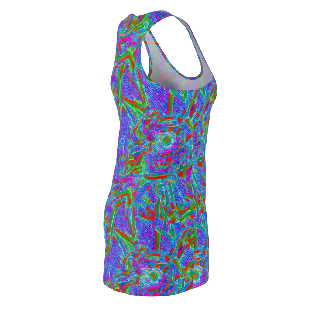 Acid Comet on Racerback Dress — Back Side