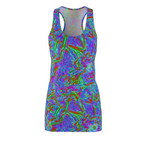 Acid Comet on a Racerback Dress