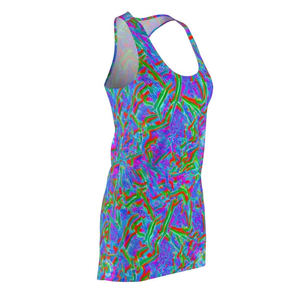 Acid Comet on Racerback Dress — Front Side
