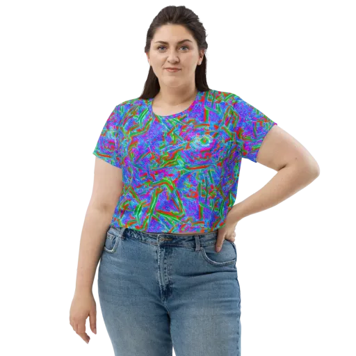 Acid Comet on a Crop Tee