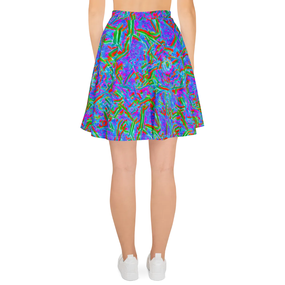 Acid Comet on Skater Skirt — Back