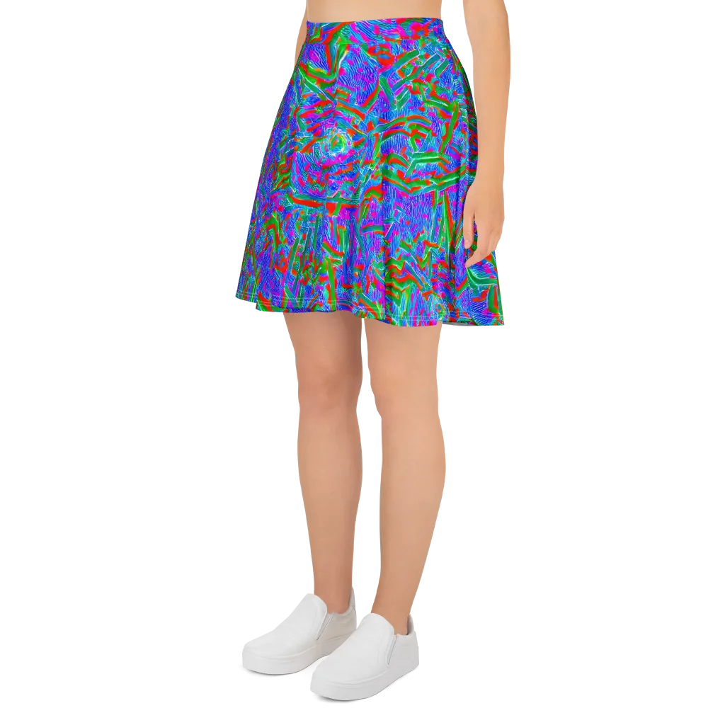 Acid Comet on Skater Skirt — Left